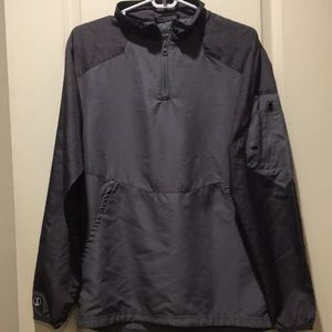 Holloway mens 1/4 zip pullover athletic lightweight golf tennis jacket size S